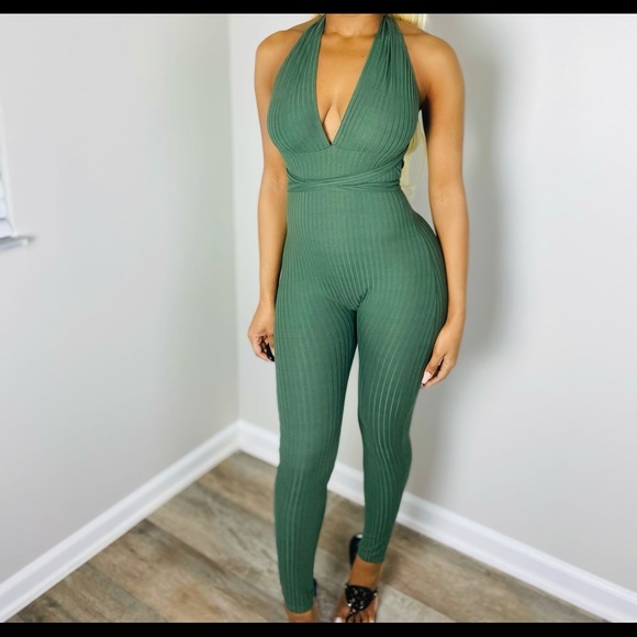 Pants - Halter top jumpsuit